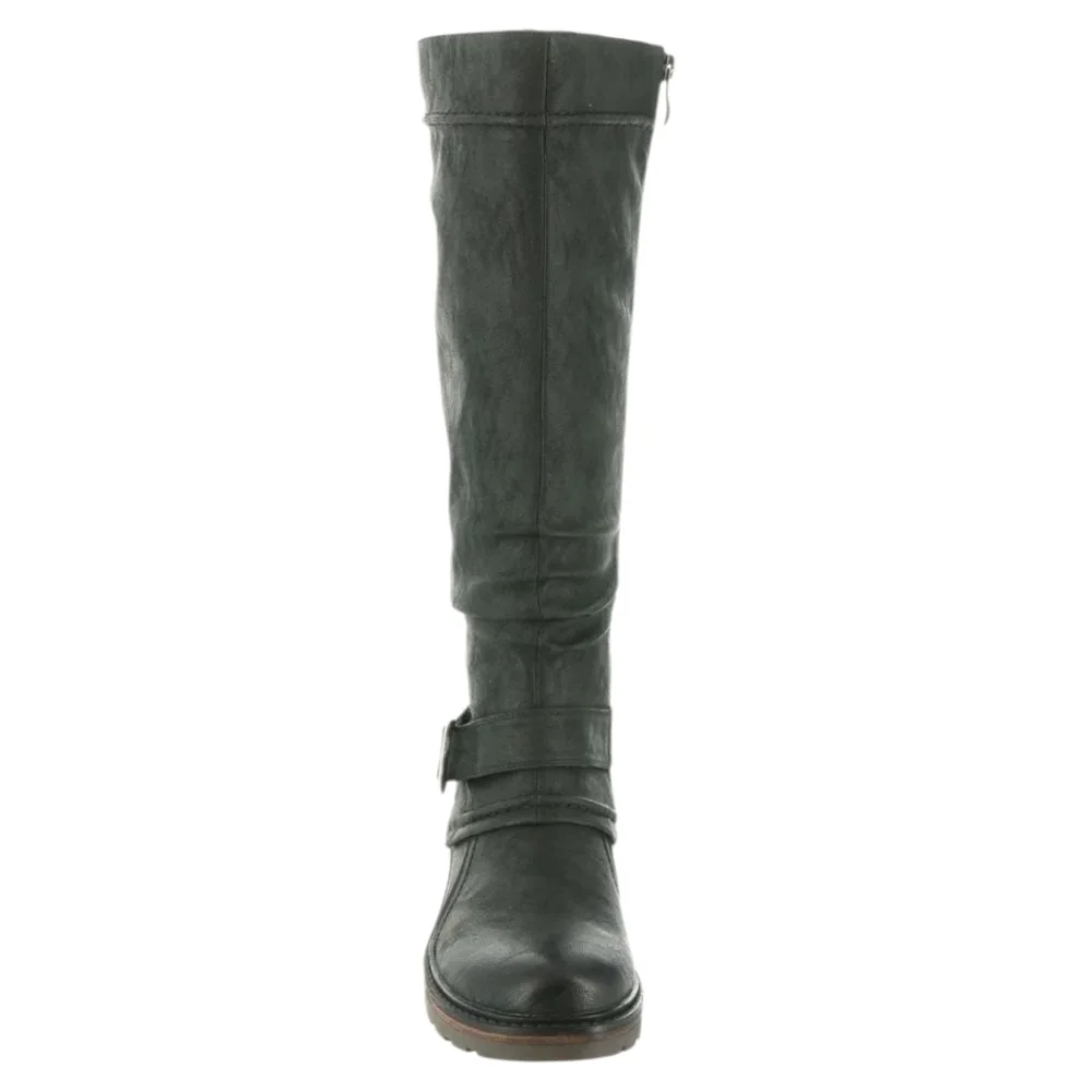 WANDERLUST FIONA3 wide cafe vegan leather knee high winter boots NIB 8.5W